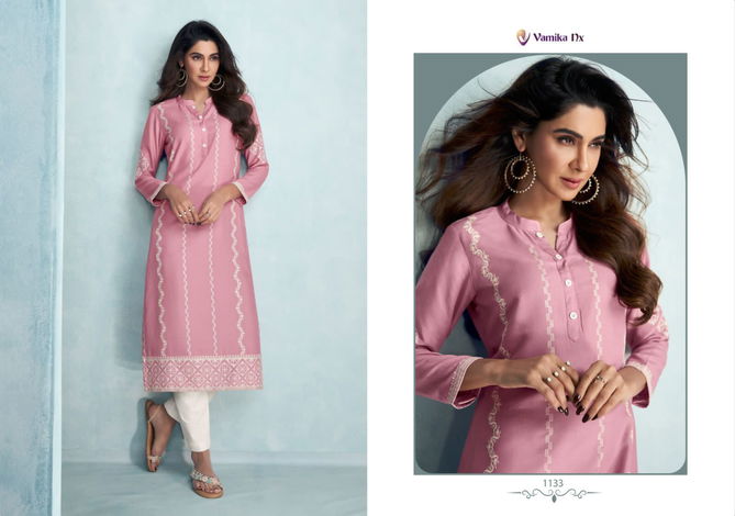 Rooh Vol 6 Vamika NX Fancy Wear Rayon Wholesale Designer Kurti Catalog